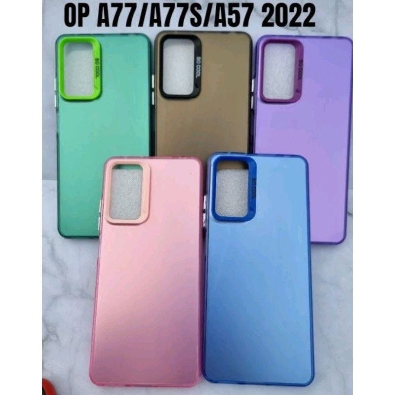 XP| Siftcase IMD For Oppo A57 / A77s 2022 Hardcase Terbaru Plate Hologram