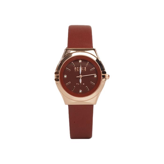 Sophie Martin Jam Tangan Wanita Cloe Watch - Brown