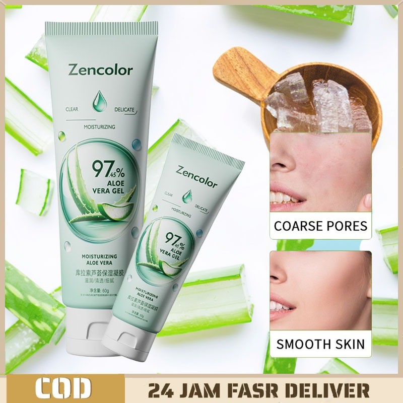 60g Aloe Gel Alovera Gel Gel Aloevera Wajah Memudarkan Bekas Jerawat Aloe Vera Gel Lidah Gel Lidah B