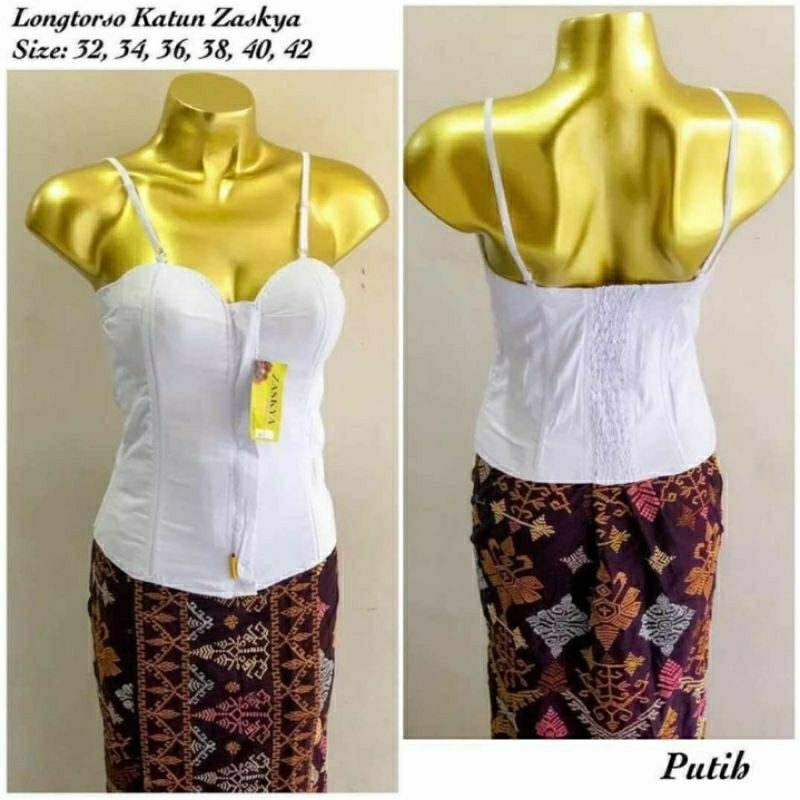 NIWASUMA Longtorso Daleman Kebaya / Longtorso Bali / Korset