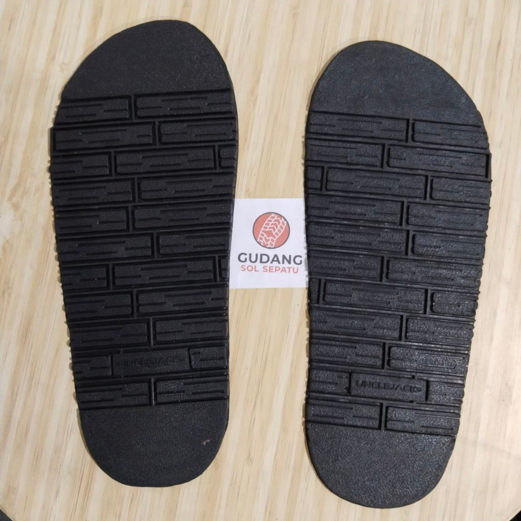 Outsole Karet Sol Potong Bata Hitam Alas Sandal Puyuh Jepit Casual Pria