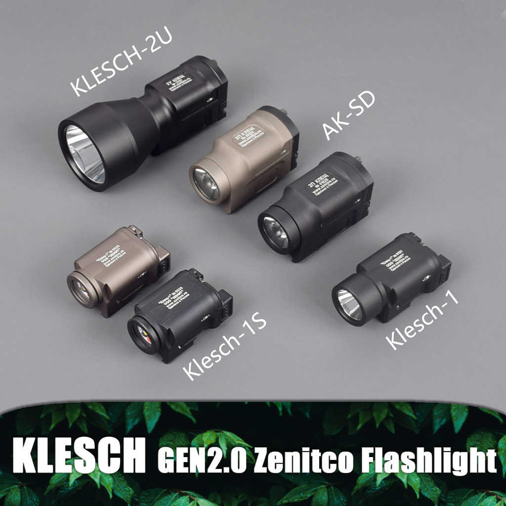 Airsoft NEW Zenitco Kles-1 Kles-1S GEN 2 Scout Flashlight AK-SD Weapons Light KLES-2U AK-SD For Hunt