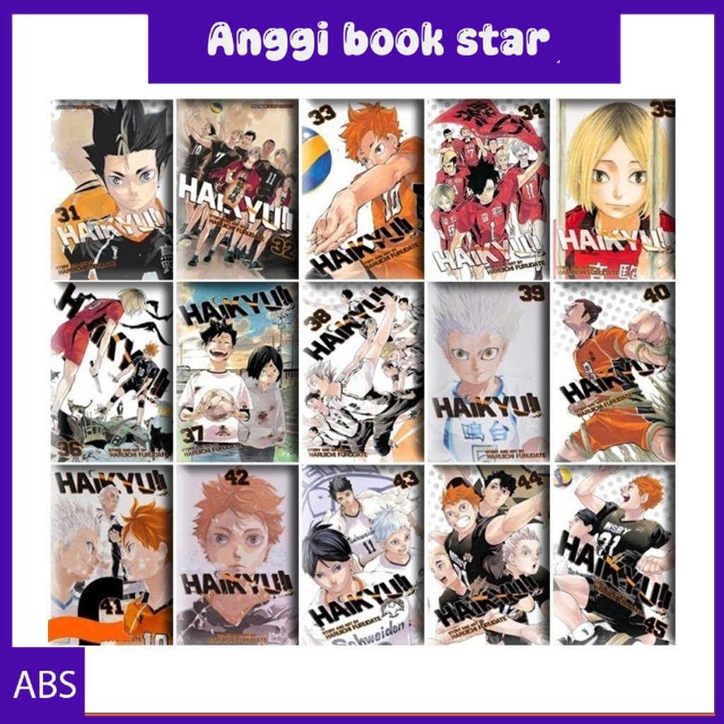 Haikyuu manga vol.1-45 (English)