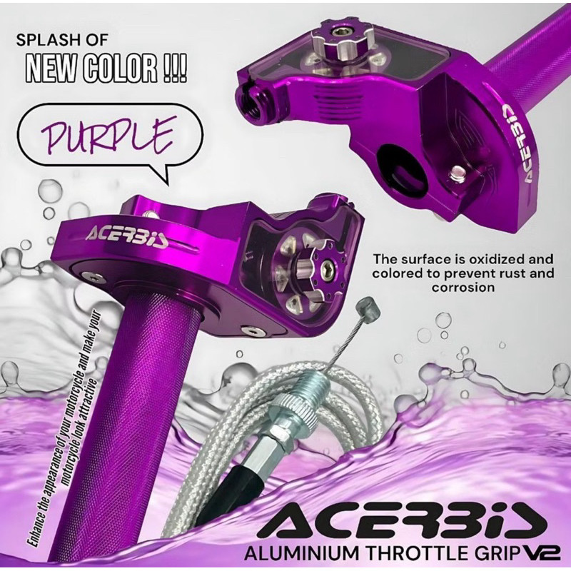 Gas Spontan Acerbis Gas Spontan Acerbis Full Cnc Plus 1 Kabel Universal