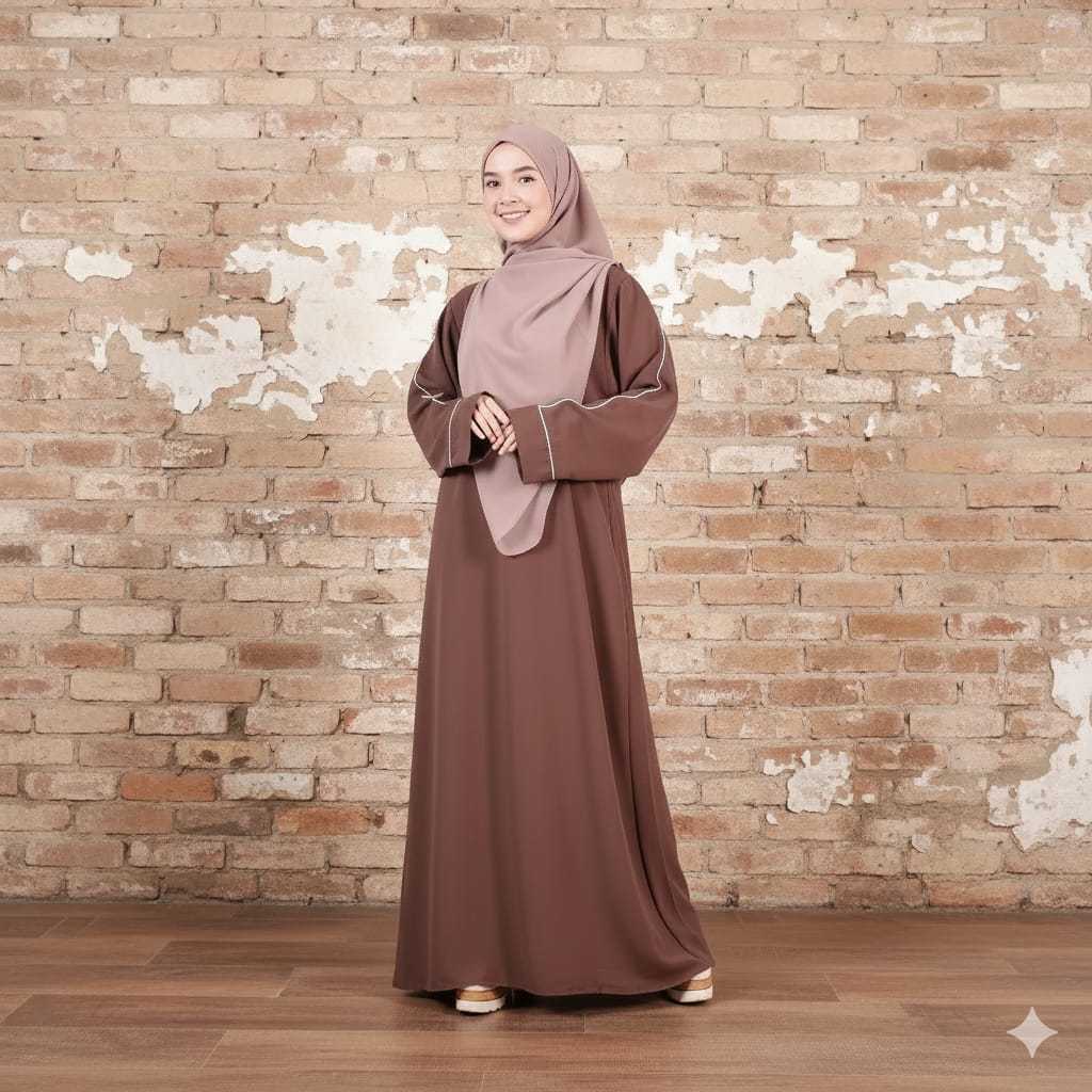 Gamis Abaya Mecca||Abaya simple dan elegan tampil dengan gaya Anggun dan mewah
