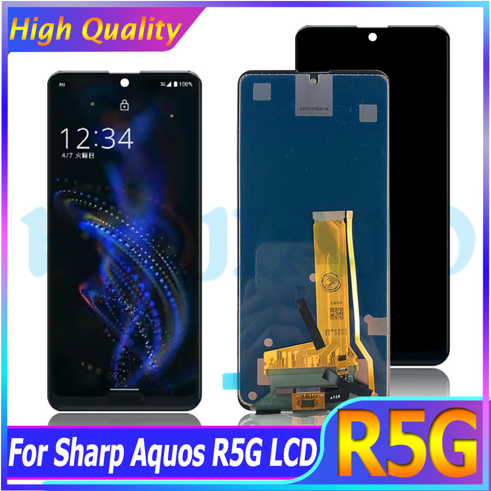 6.4" LCD For Sharp Aquos R5G LCD Display Screen Touch Panel Assembly Digitizer For Sharp Aquos R5 Sc