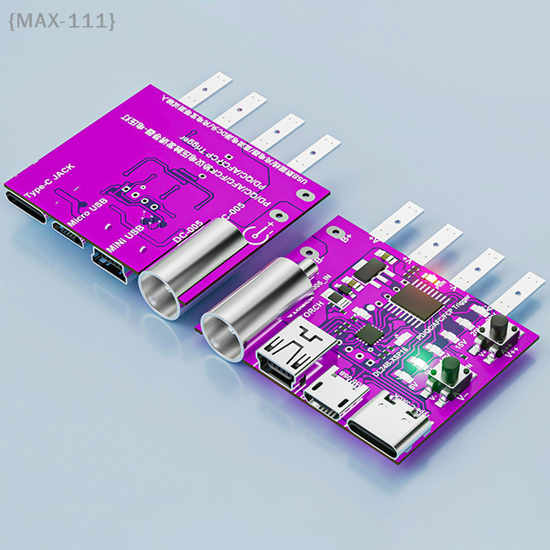 DL24 Load Tester Accessory - Type-C PD3.1 Protocol Trigger Board with Meter, Enables rect Testing of