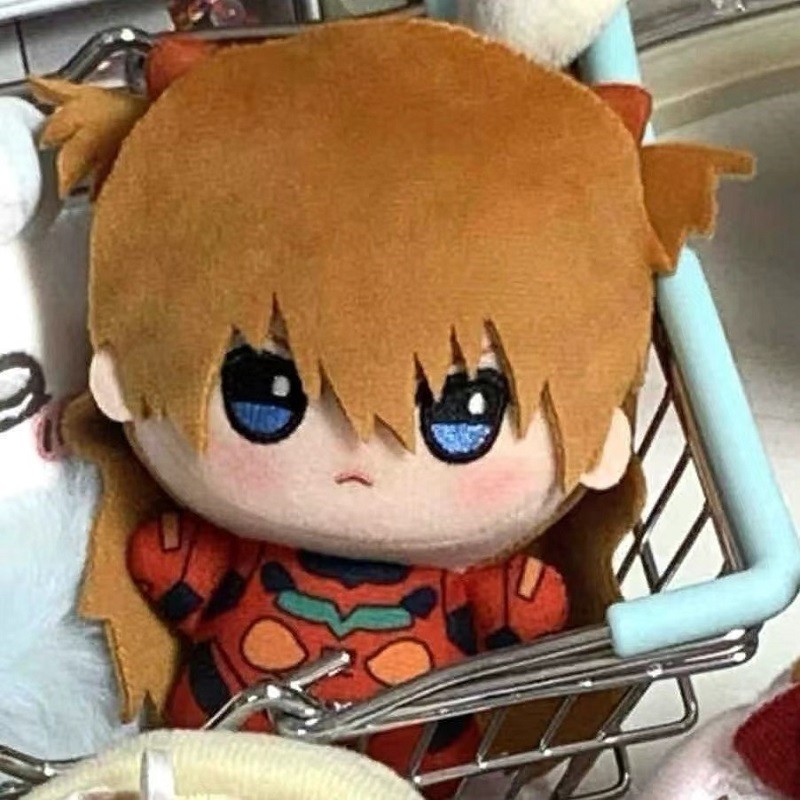 Cartoon Ayanami Rei Plush Schoolbag Pent Asuka Langley Soryu Creative Car Keychain Holiday Gift