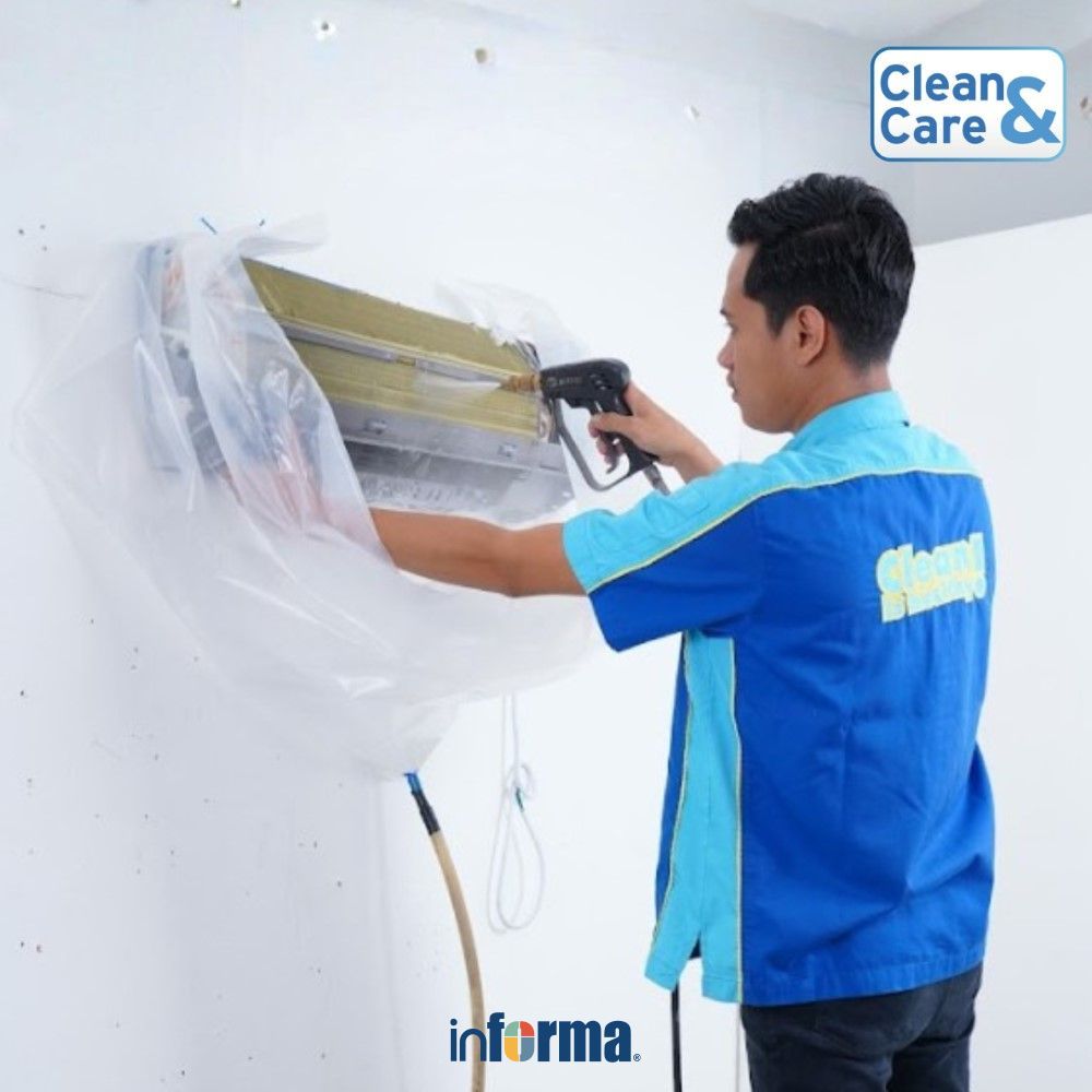 Informa Jasa Pembersihan Ac Split 1 Unit Non Member Clean & Care Home Service Kupon Jasa Layanan Ser