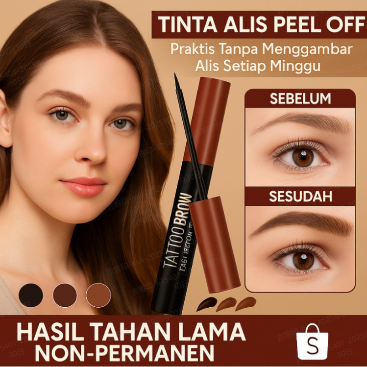 COD/​Kirim cepat dalam 24 jam Pewarna Alis Peel Off / Tinta Alis Tahan Lama/Pensil alis/Tato Alis Se