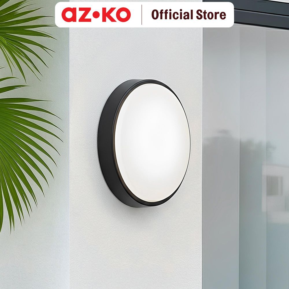 AZKO Krisbow Lampu Dinding Round Led 16w 6500k Cool Daylight Wall Lamp Light Lampu Tembok Penerangan