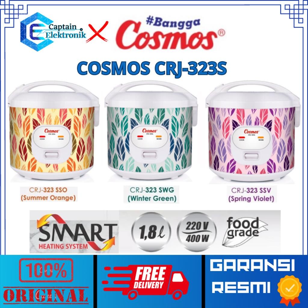 Cosmos Magic Com Rice Cooker CRJ323 S / CRJ 323 / CRJ-323 SMurah