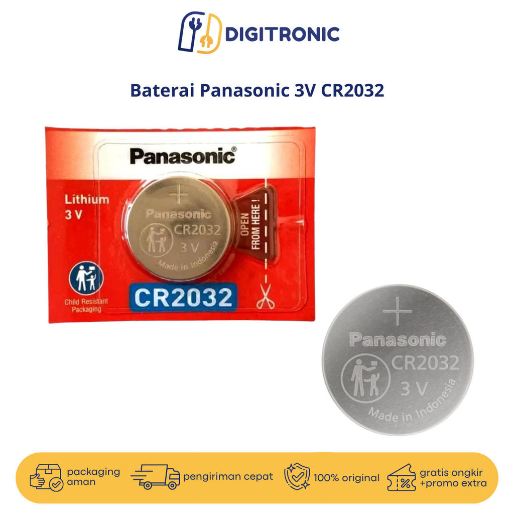 Baterai Panasonic 3V CR2032
