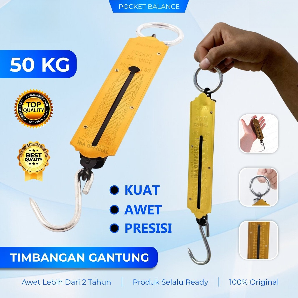 TIMBANGAN POCKET 50KG 25KG TIMBANGAN PER GANTUNG / Timbangan Gantung Manual 50KG / Timbangan Gantung