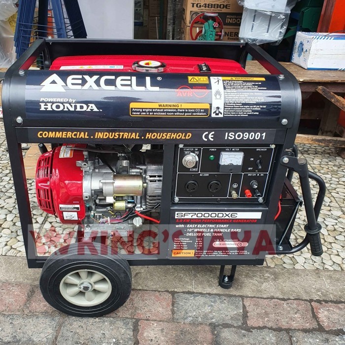 Genset HONDA EXCELL SF 7000 DXE - Generator Listrik 5000 Watt