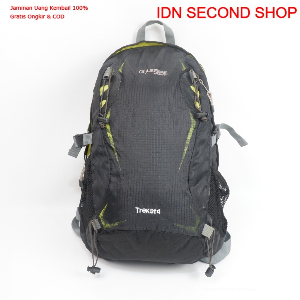 Leisure Time Treksta Hiking Backpack Lightweight Outdoor Daypack Adventure Gear - Preloved