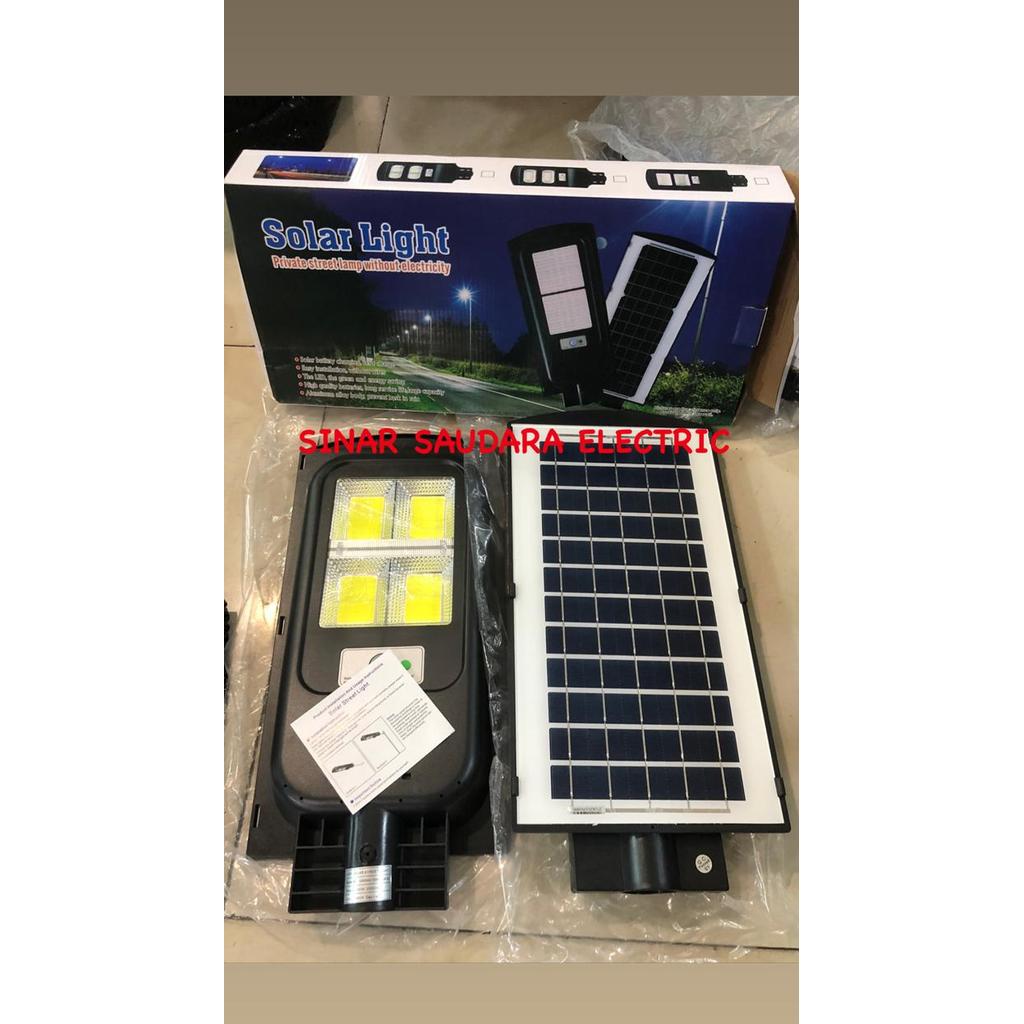 lampu jalan solar cell 100w PJU Tenaga Surya solar cell panel 100Watt