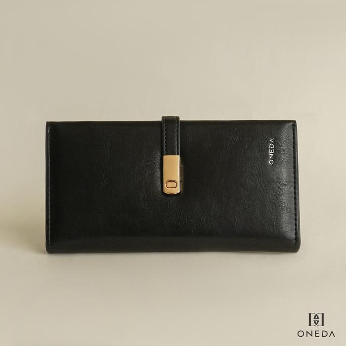 Oneda Ocie Dompet Lipatt Panjang Wanita - Black