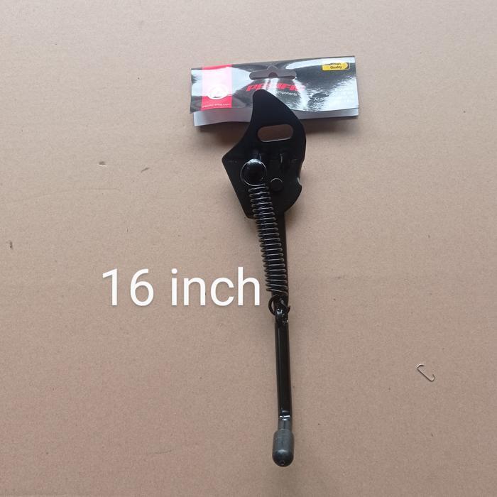 sparepart sepeda standar as samping sepeda 16 inch bmx lipat Pacific hitam segi tiga
