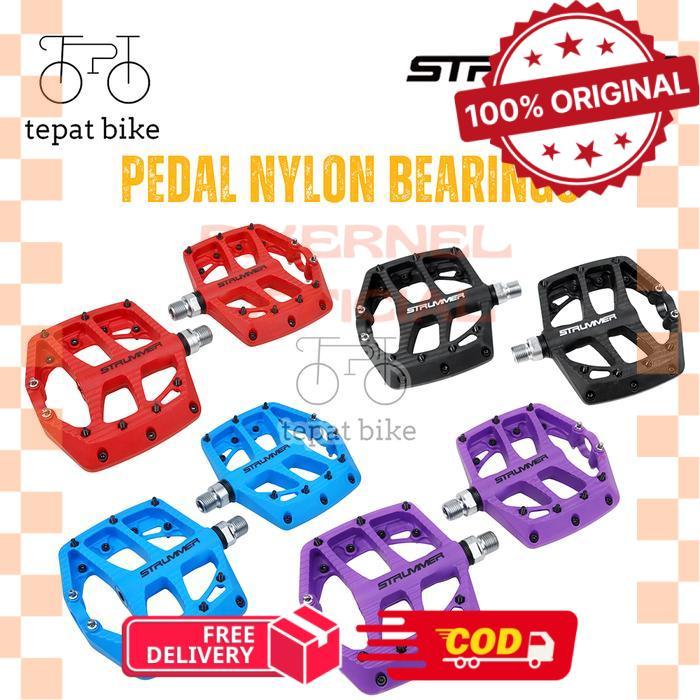 Pedal Strummer PD-N7 PDN7(9/16", Nylon, 2 Bearings) MTB BMX Commuter Federal Kalcer / As Besar - Mer