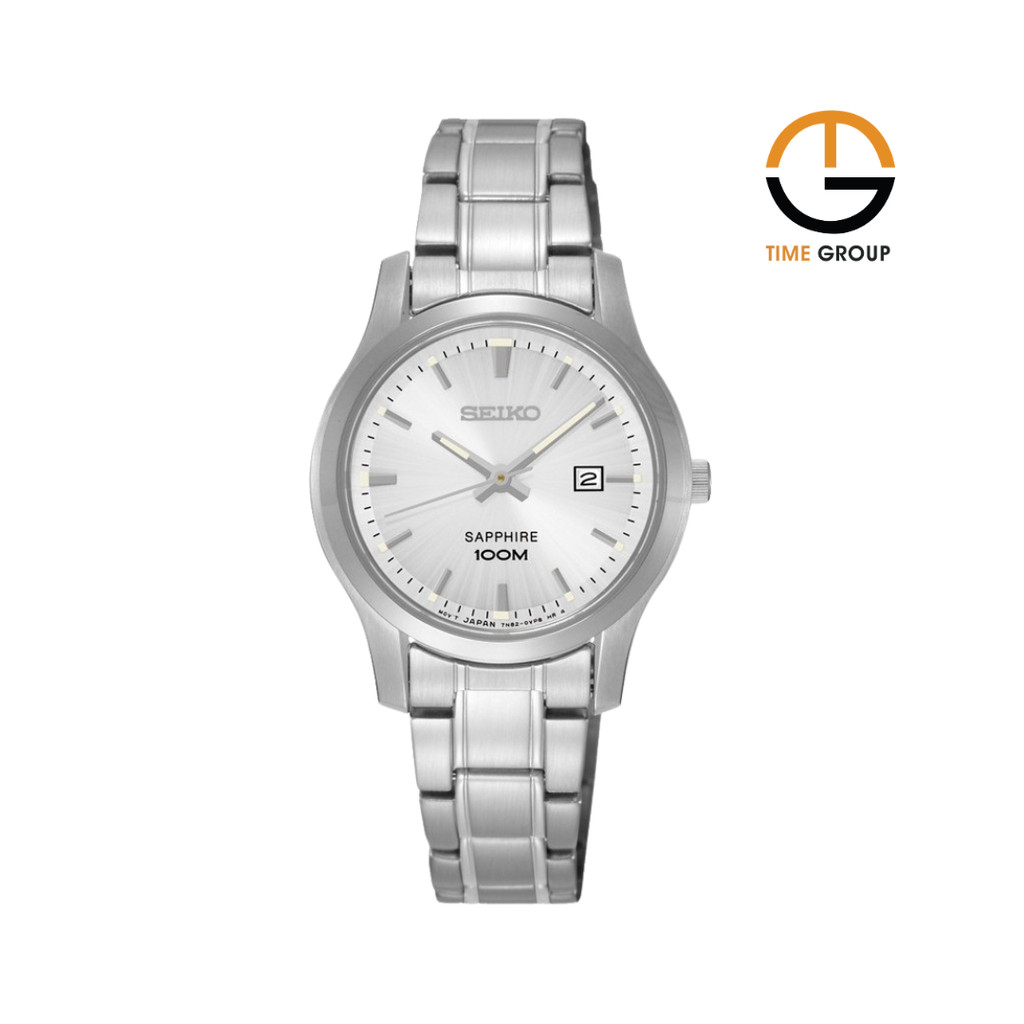JAM TANGAN WANITA SEIKO SXDG61P1 QUARTZ SAPPHIRE CRYSTAL STAINLESS STRAP