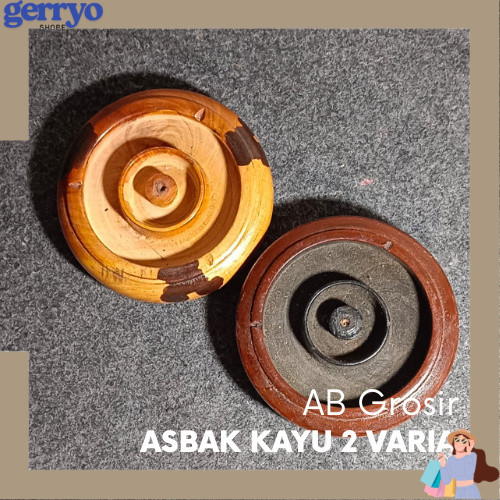 Asbak kayu 2 variasi , asbak kayu pinus murah asbak sovenir GRY
