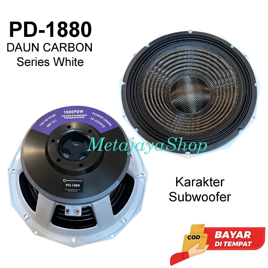 Speaker Komponen PD1880 Carbon speaker component pd1880 18 inch carbon voice coil 5 inch