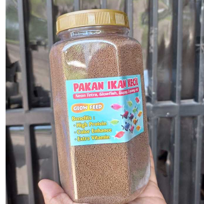 PAKAN IKAN KECIL 500 GRAM PREMIUM PELET PAKAN MAKANAN IKAN HIAS CUPANG GUPPY MOLLY NEON TETRA