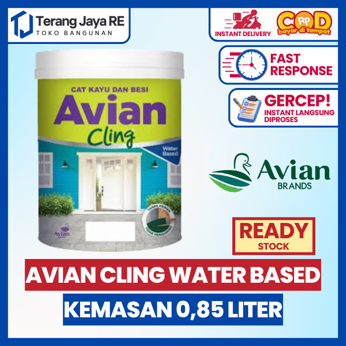 Cat Kayu Dan Besi Avian AVIAN CLING WATERBASED 0.85 Liter -