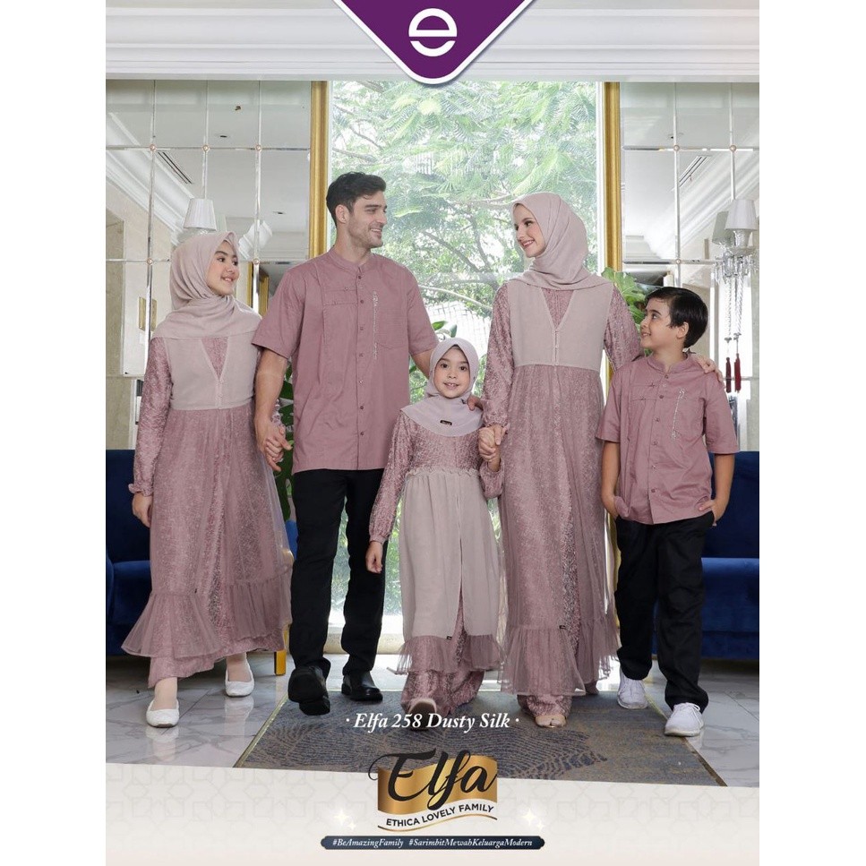 ETHICA ELFA 258 DUSTY SILK SARIMBIT ETHICA SARIMBIT ELEGAN
