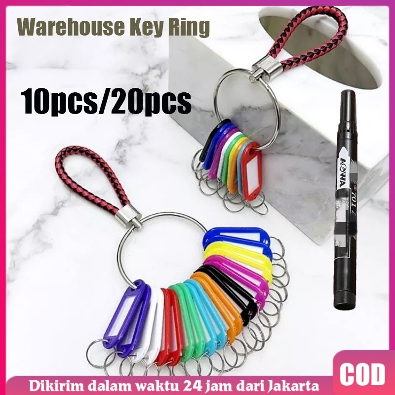 20pcs Gantungan Kunci Nama gantungan Kunci Custom Nama gantungan Nama Label Keychain Warna Warni gan