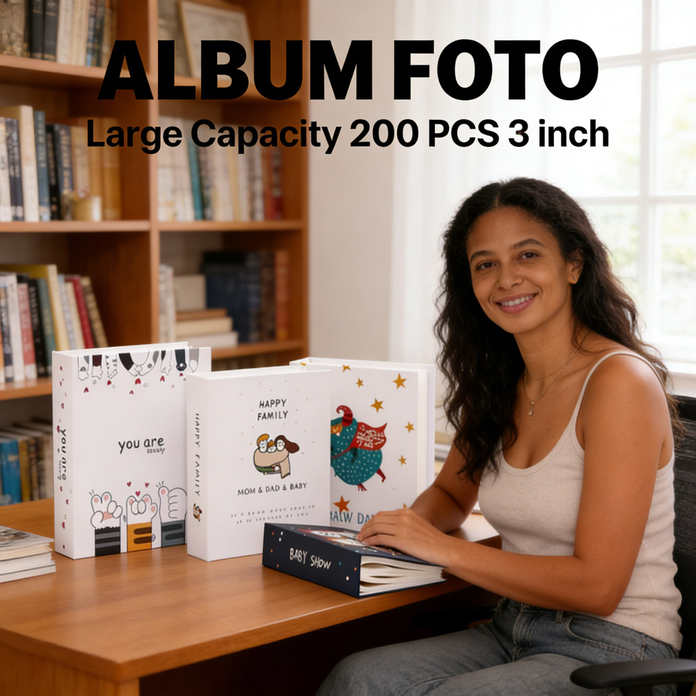 Buku ALBUM FOTO Besar Murah 3 inci/ Collection Laminating FOTO BESAR ISI 200 PCS ALBUM FOTO Foto