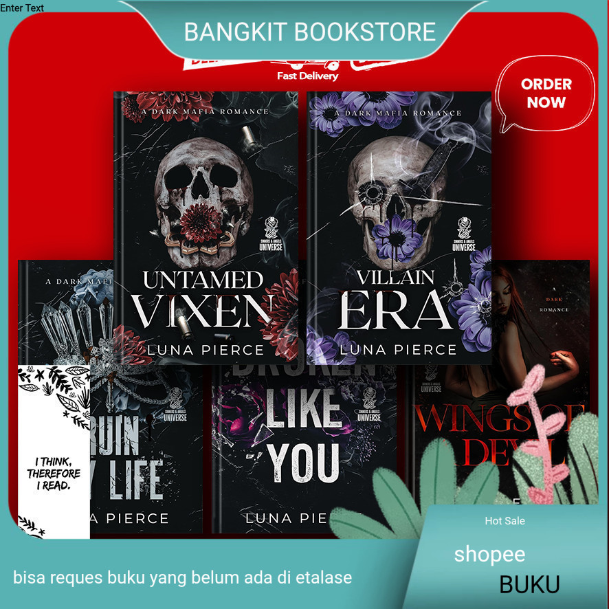 bukuUntamed Vixen | Villain Era | Ruin My Life | Broken Like You | Wings of a Devil - Luna Pierce (E