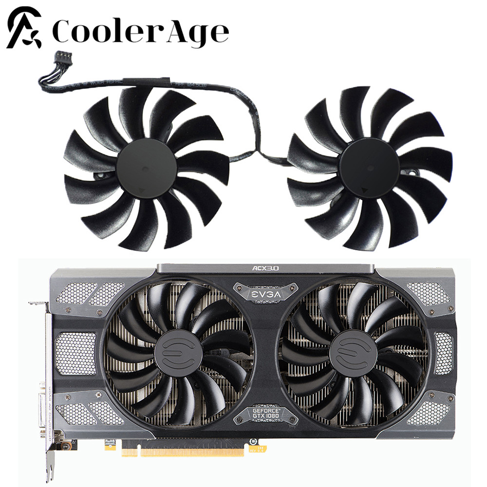 Video Card Fan For EVGA GeForce GTX 1060 1070 1080 88MM A09215B12H RTX1060 RTX1070 RTX1080 Graphics 