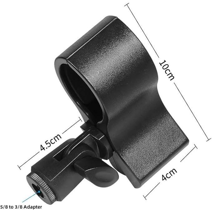 Holder Mic Wireless/Mic holder universal large size Mikrofon kondensor holder jepit - 3/8