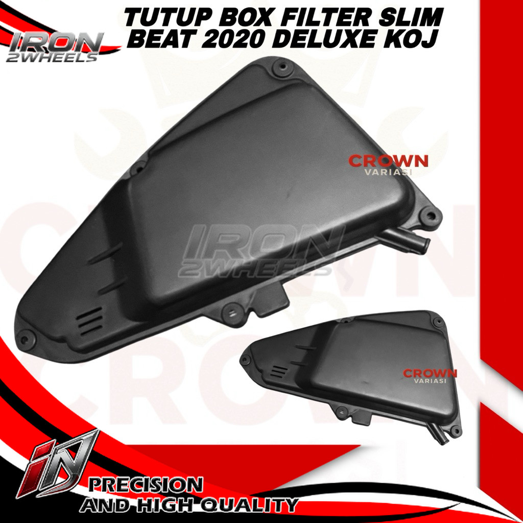 iRon 2Wheels BOX FILTER SLIM KOJ BEAT GENIO SCOOPY 2020 COVER TUTUP BOX FILTER SLIM BEAT 2020 DELUXE