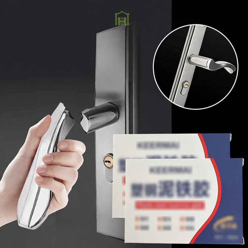 Lem ab besi super kuat tahan panas Dempul padat Lem besi lumpur kuat Perbaikan plastik baja lumpur M