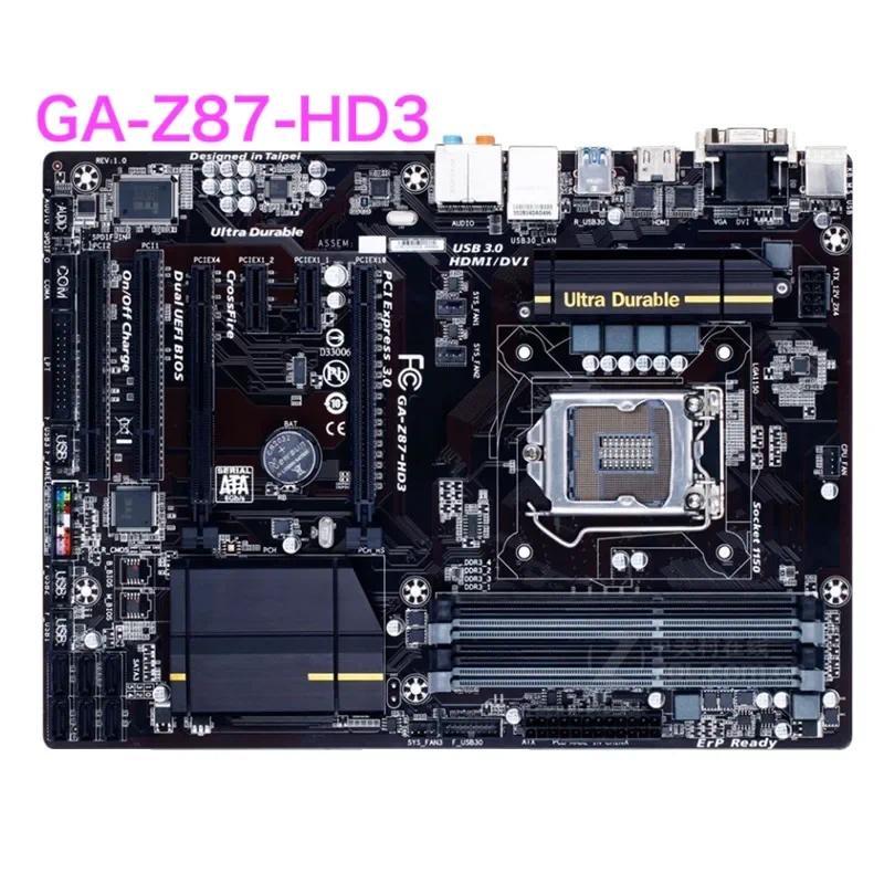 Suitable For Gigabyte GA-Z87-HD3 Motherboard 32GB LGA 1150 DDR3 ATX Mainboard 100% Tested OK Fully W