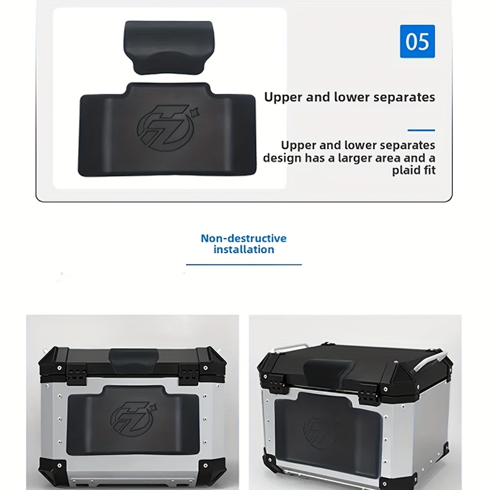 Comfortable Rubber Backrest For BMW R1200GS LC R 1250 GS 1250GS F650GS R 1200 GS ADV G310R G310GS To