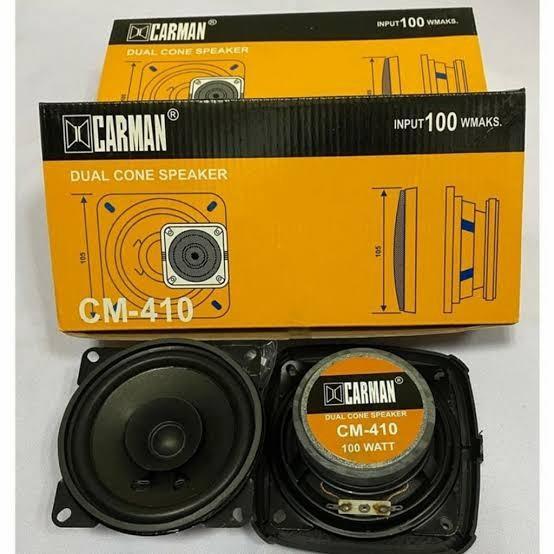 Speaker Carman 410 / Speaker Mobil Carman 4 Inch Sepasang