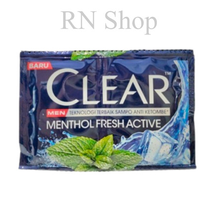 RN Shop CLEAR MEN SHAMPOO SACHET 6X9ML/centraltrenggalek