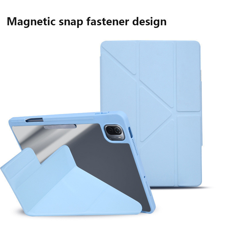 Acrylic Y-Fold Case For Xiaomi Poco Pad M1 12.1 Poco Pad X1 11.2 8 7 5 6 7S 6S Pro 12.1 Mini 8.8 Red