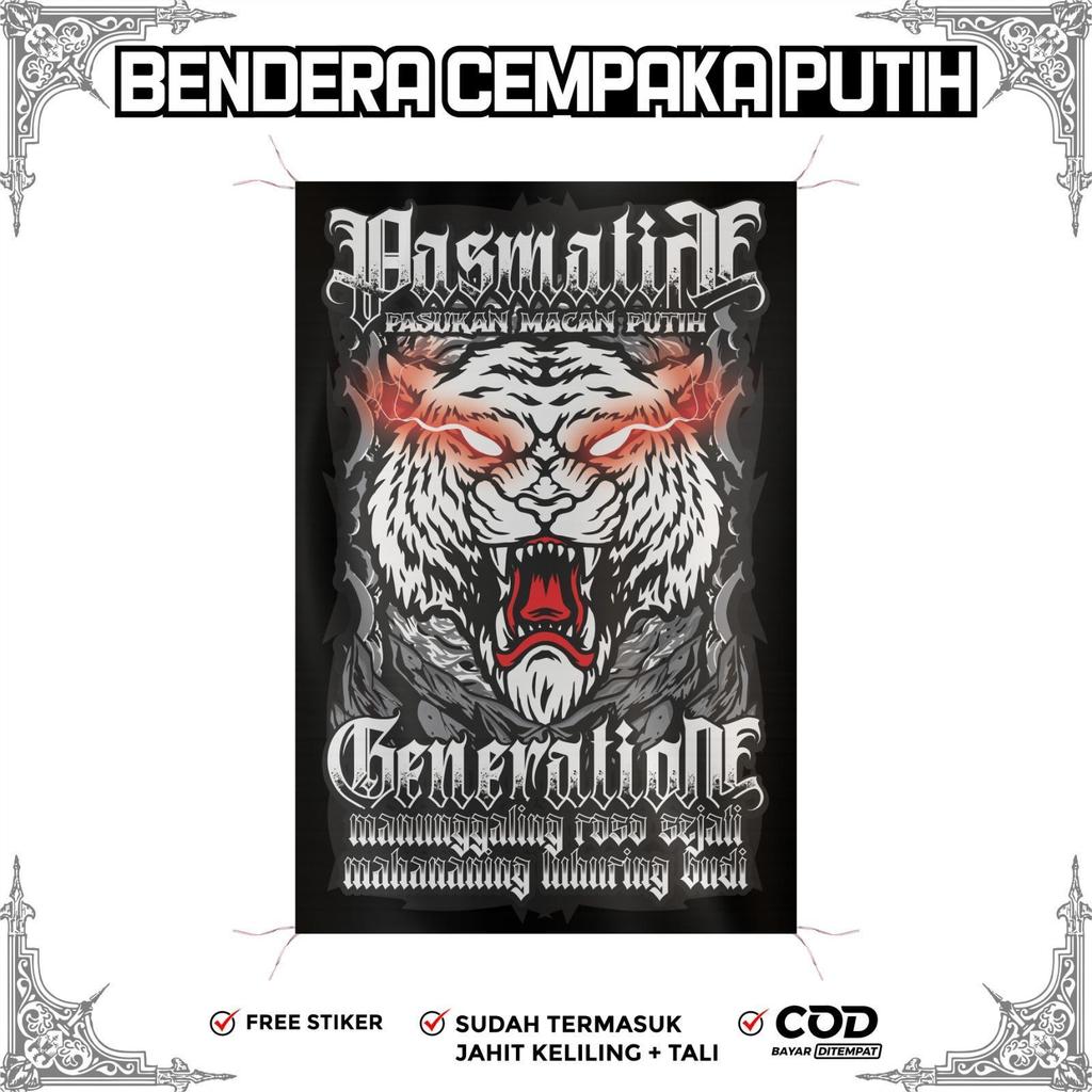 Bendera Full Printing Pencak Silat PSCP Pasmatih Generation Desain Terbaru By Sindikat_Mdf