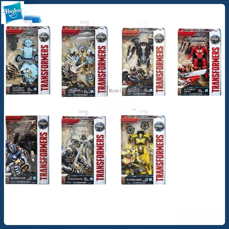 In Stock Hasbro Transformers:The Last Knight Series Deluxe Class Steelbane Drift Sqweeks Bumblebee S