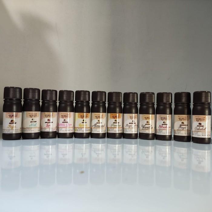 Toffieco Flavour 25gr Bubblegum leci kopi keju MInt Vanila - flavour pandan