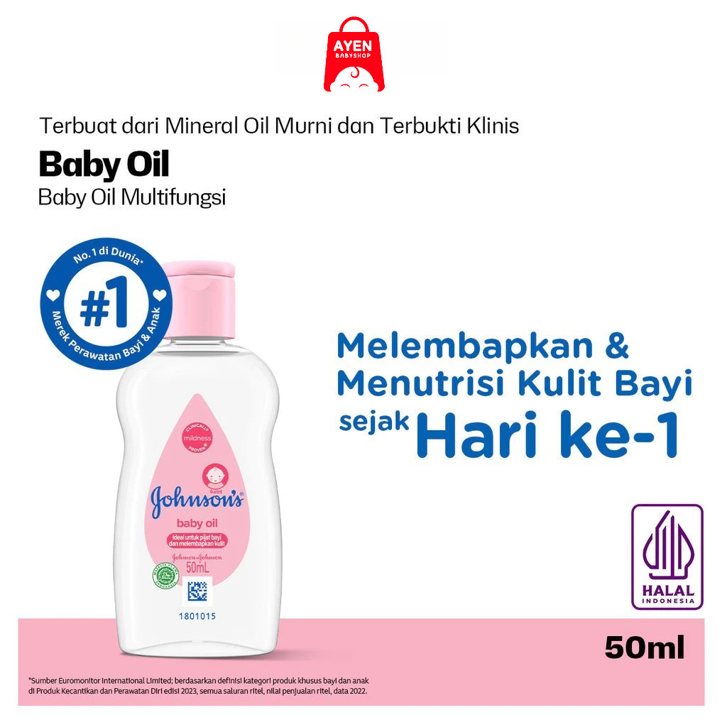 JOHNSON'S Baby oil 50ml 125ml 200ml / Johnsons Baby oil / Johnson baby oil