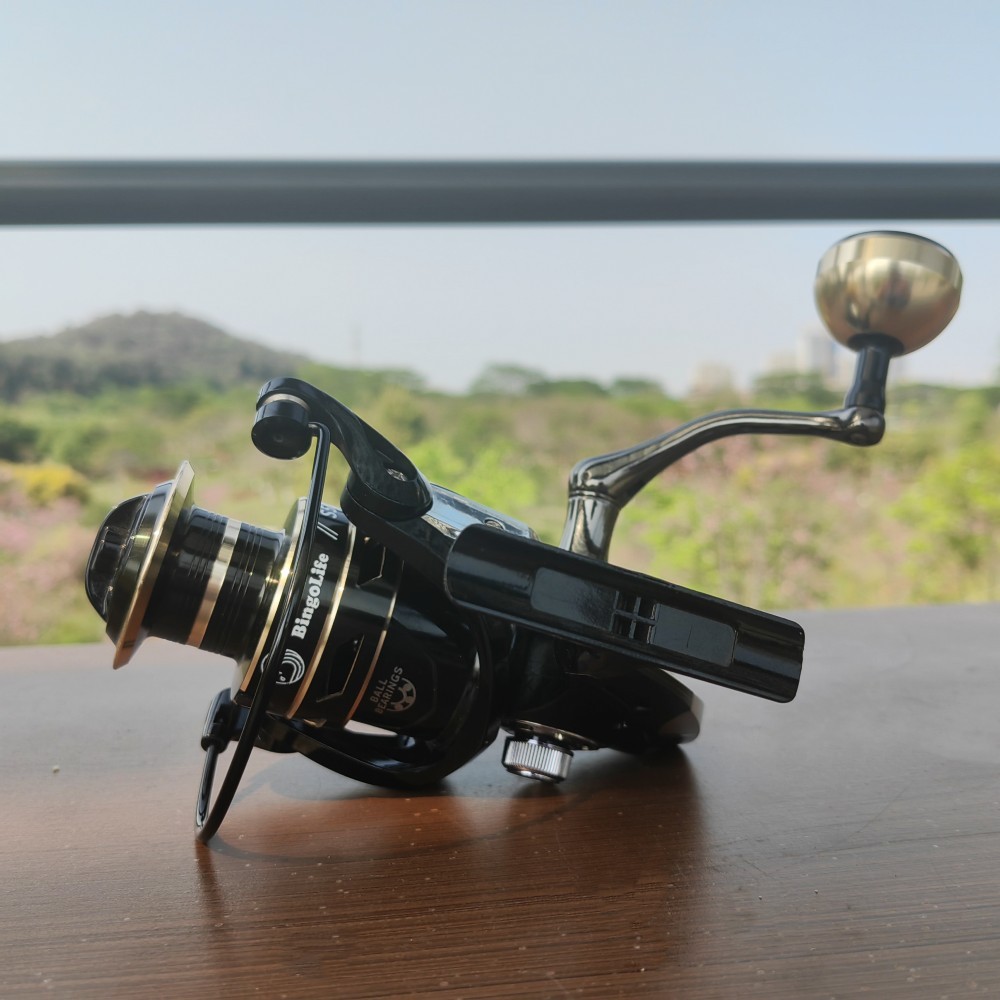 Bingolife Reel Spinning Metal Gear Rasio Ganda Laut Kuat