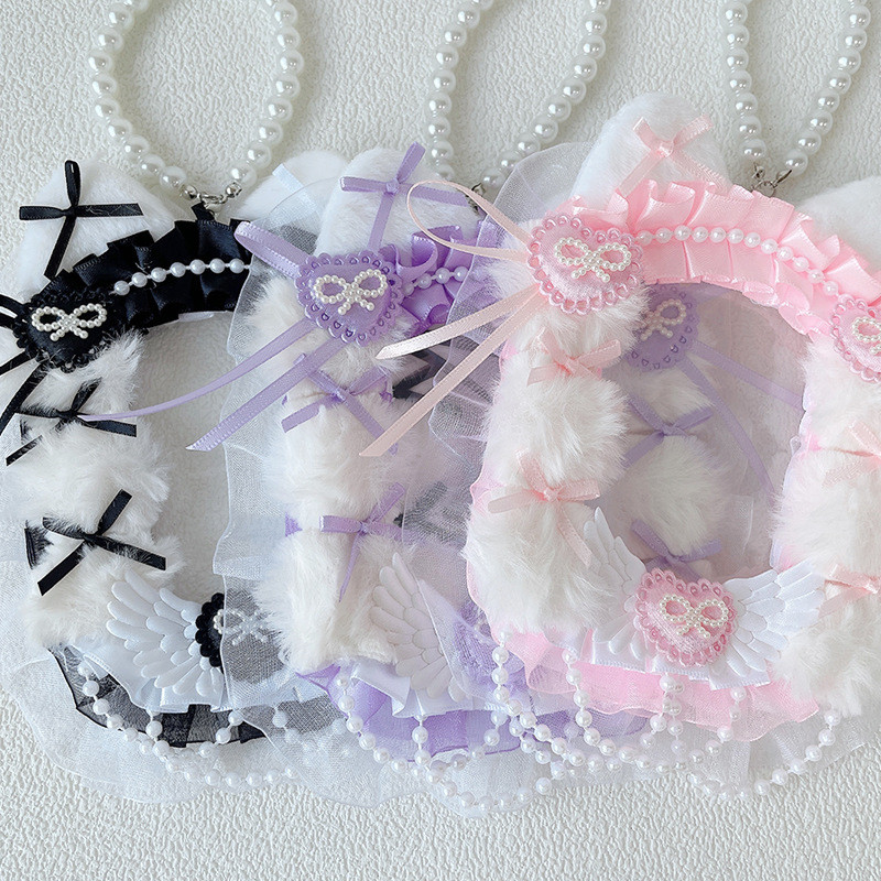 Handmade Lace Card Holder 3-inch Kawaii Kpop Photocard Holder Ribbon Bow Lolita Sweet Toploader Anim