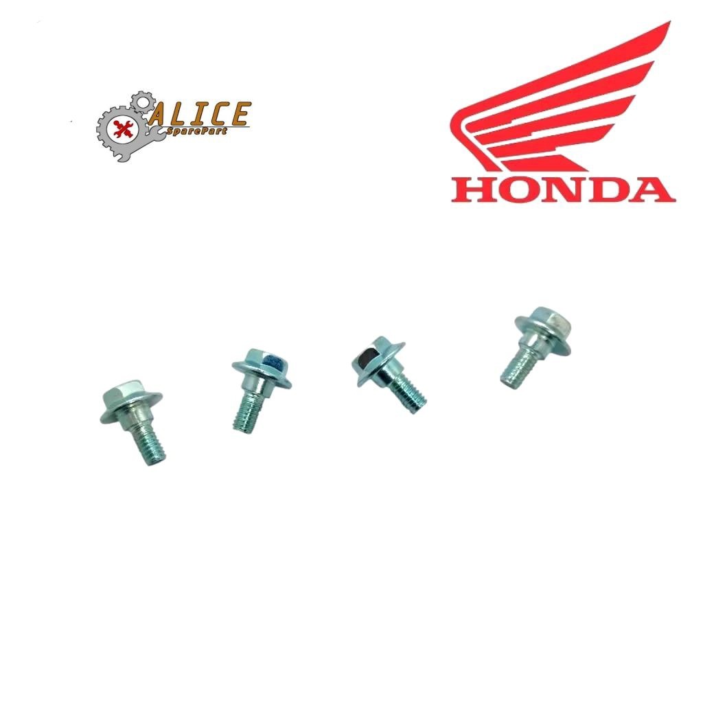 4pcs baut spakbor depan honda crf 150 original..