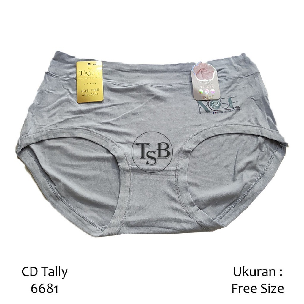 Celana Dalam Tally 6681 3 Pcs CD Tally Celana Dalam Wanita Tally CD Wanita Tally Free Size